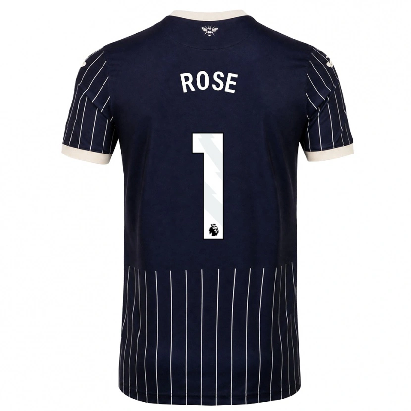 Danxen Damen Reggie Rose #1 Schwarz Weiß Auswärtstrikot Trikot 2026/27 T-Shirt
