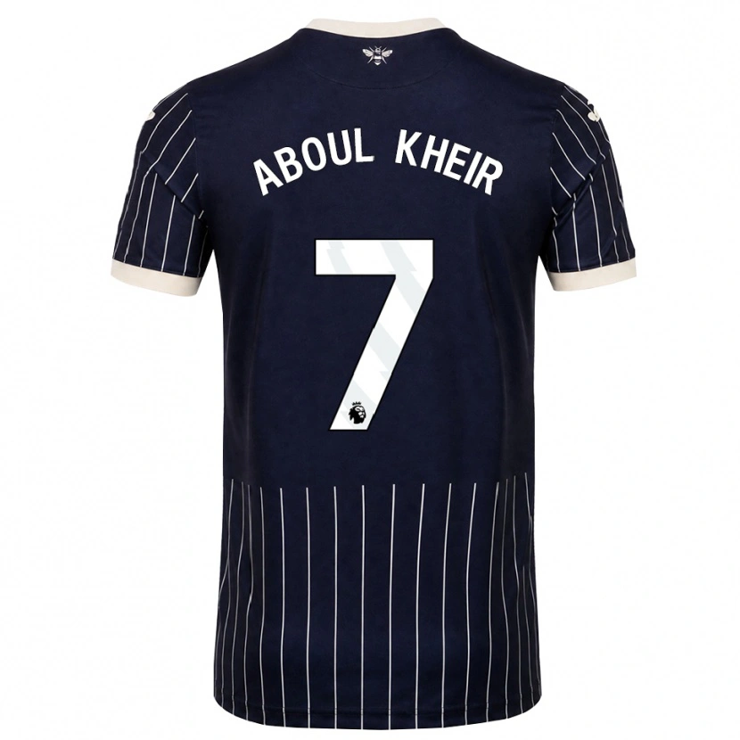 Danxen Damen Nour Aboul Kheir #7 Schwarz Weiß Auswärtstrikot Trikot 2026/27 T-Shirt