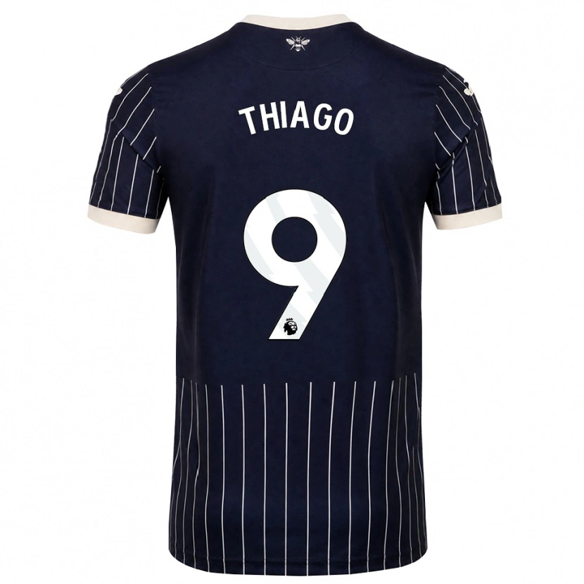 Danxen Damen Igor Thiago #9 Schwarz Weiß Auswärtstrikot Trikot 2026/27 T-Shirt