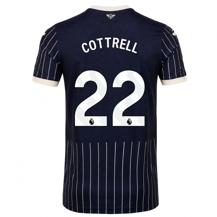 Danxen Damen Eleonora Cottrell #22 Schwarz Weiß Auswärtstrikot Trikot 2026/27 T-Shirt