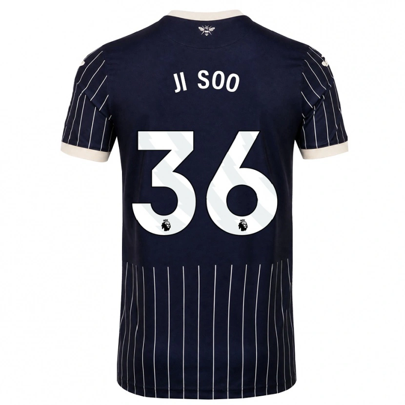 Danxen Damen Ji-Soo Kim #36 Schwarz Weiß Auswärtstrikot Trikot 2026/27 T-Shirt