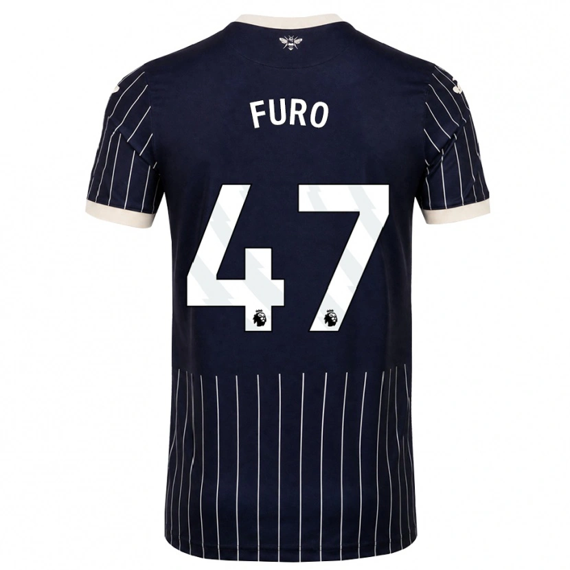 Danxen Damen Kaye Furo #47 Schwarz Weiß Auswärtstrikot Trikot 2026/27 T-Shirt