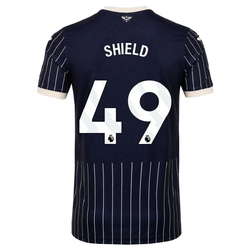 Danxen Damen Ollie Shield #49 Schwarz Weiß Auswärtstrikot Trikot 2026/27 T-Shirt