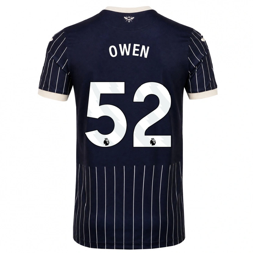 Danxen Damen Riley Owen #52 Schwarz Weiß Auswärtstrikot Trikot 2026/27 T-Shirt