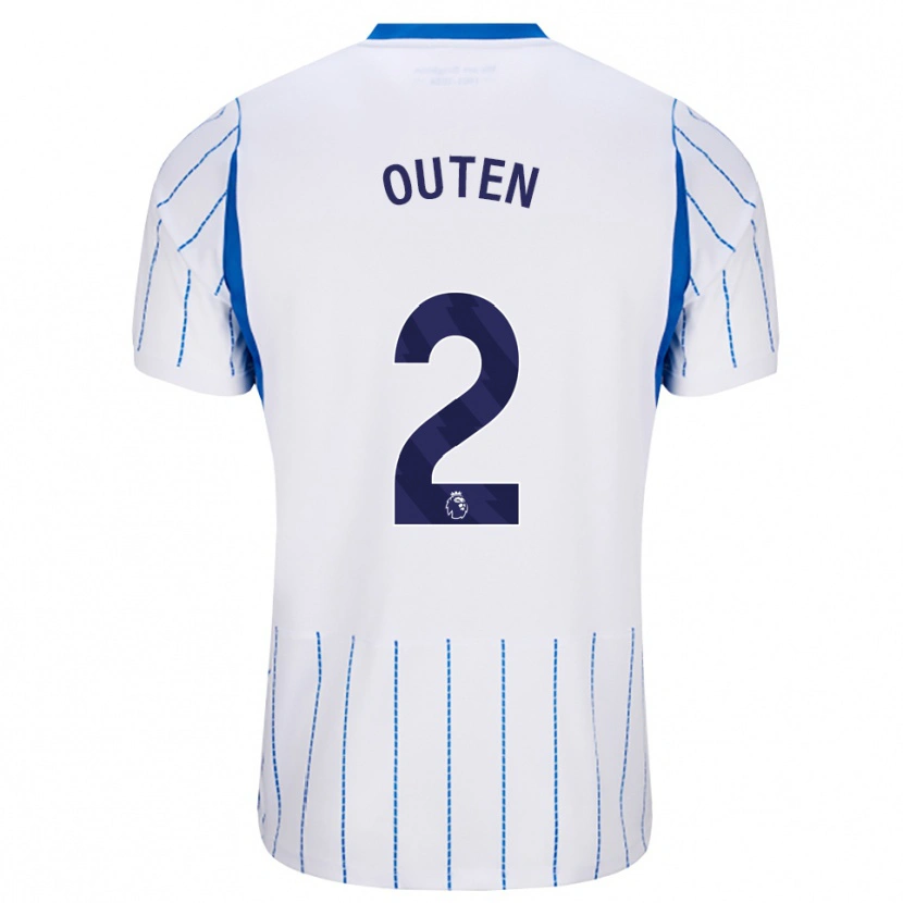 Danxen Damen Theo Outen #2 Himmelblau Weiß Auswärtstrikot Trikot 2026/27 T-Shirt