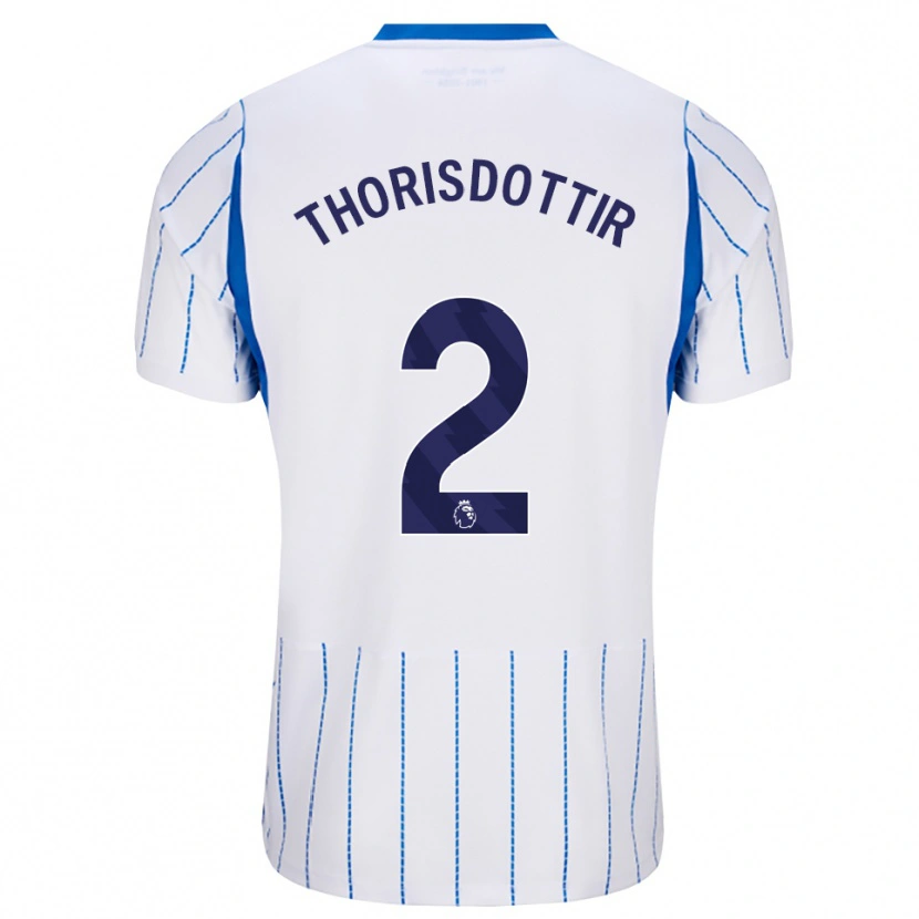 Danxen Damen Maria Thorisdottir #2 Himmelblau Weiß Auswärtstrikot Trikot 2026/27 T-Shirt