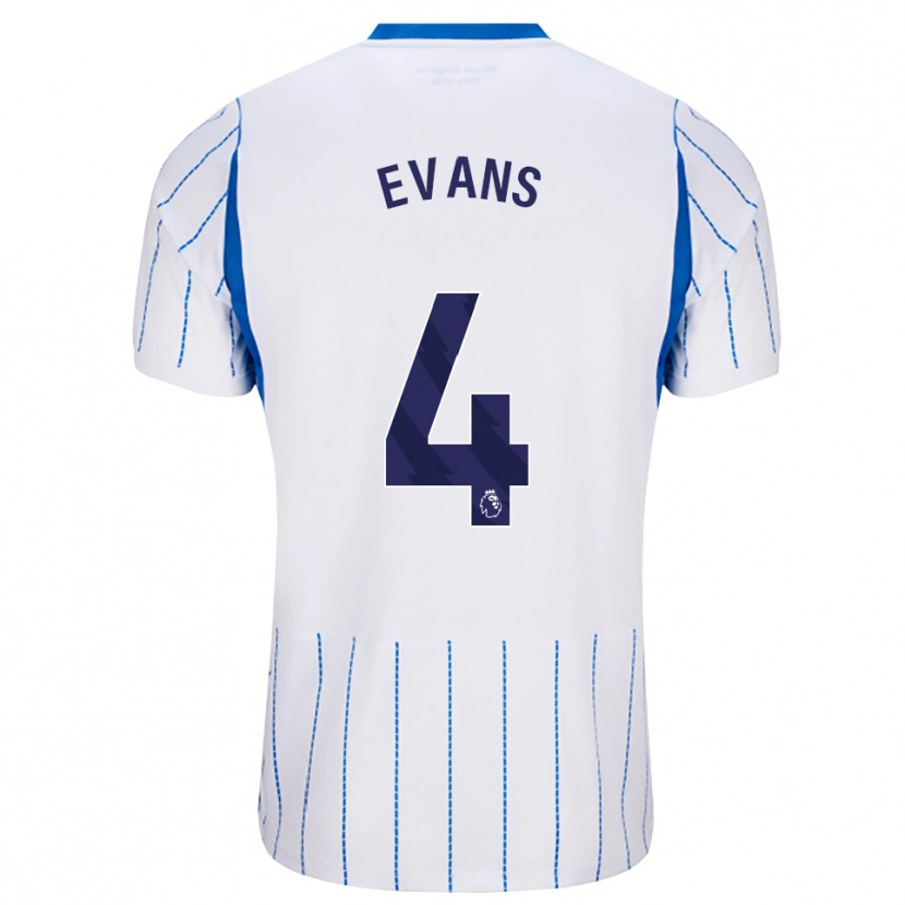 Danxen Damen Jake Evans #4 Himmelblau Weiß Auswärtstrikot Trikot 2026/27 T-Shirt