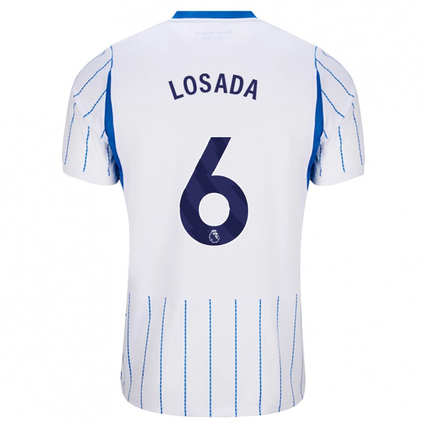 Danxen Damen Vicky Losada #6 Himmelblau Weiß Auswärtstrikot Trikot 2026/27 T-Shirt