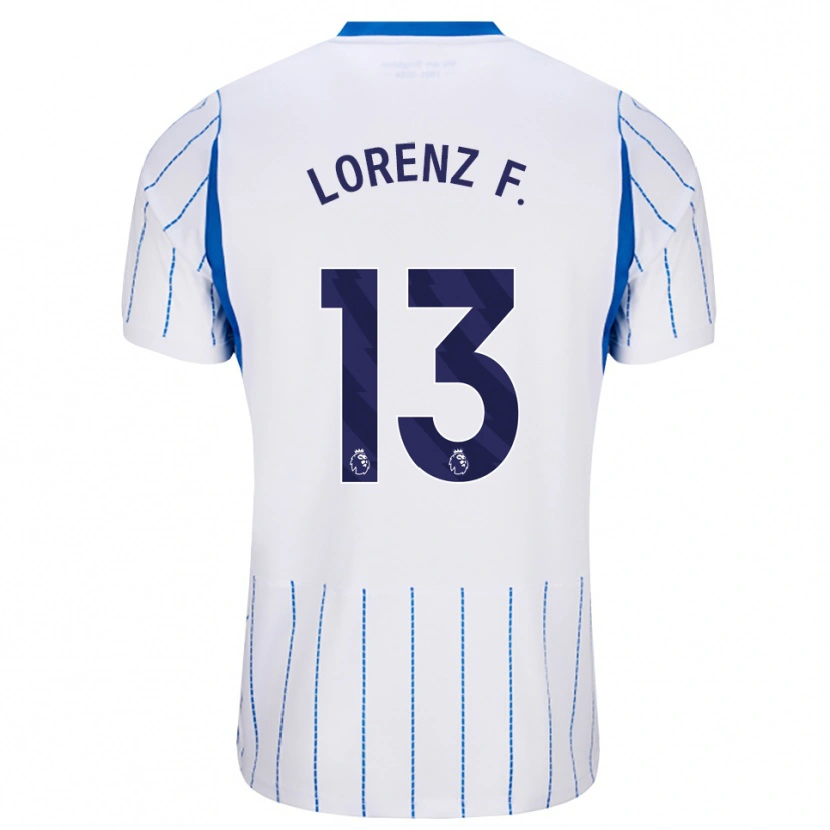 Danxen Damen Lorenz Ferdinand #13 Himmelblau Weiß Auswärtstrikot Trikot 2026/27 T-Shirt