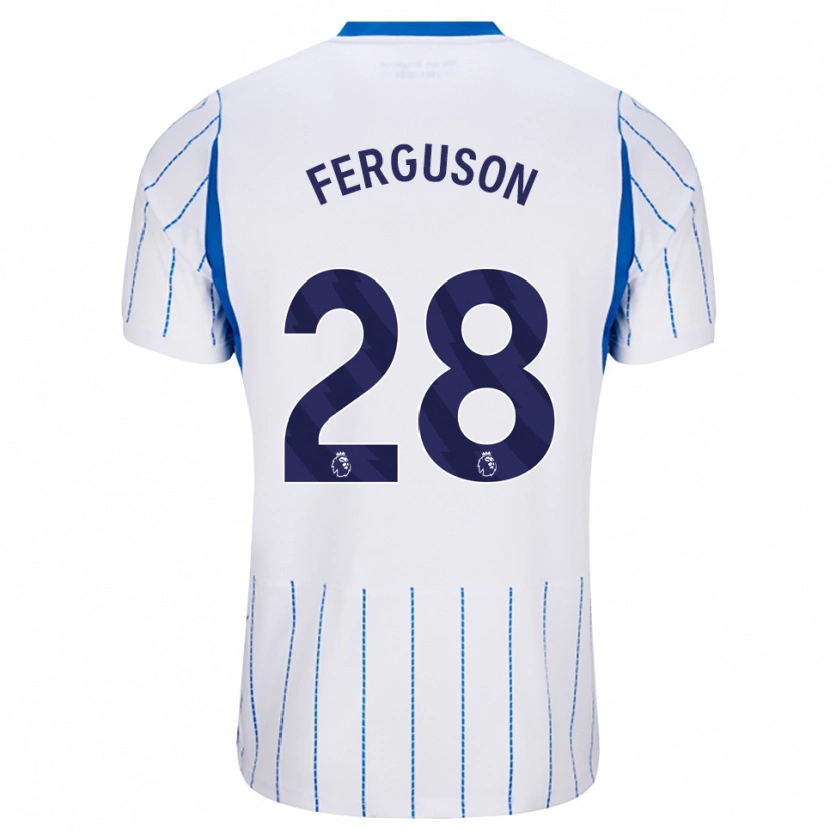 Danxen Damen Evan Ferguson #28 Himmelblau Weiß Auswärtstrikot Trikot 2026/27 T-Shirt