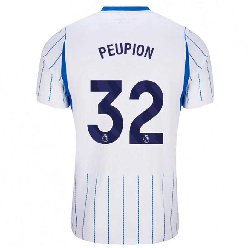 Danxen Damen Cameron Peupion #32 Himmelblau Weiß Auswärtstrikot Trikot 2026/27 T-Shirt