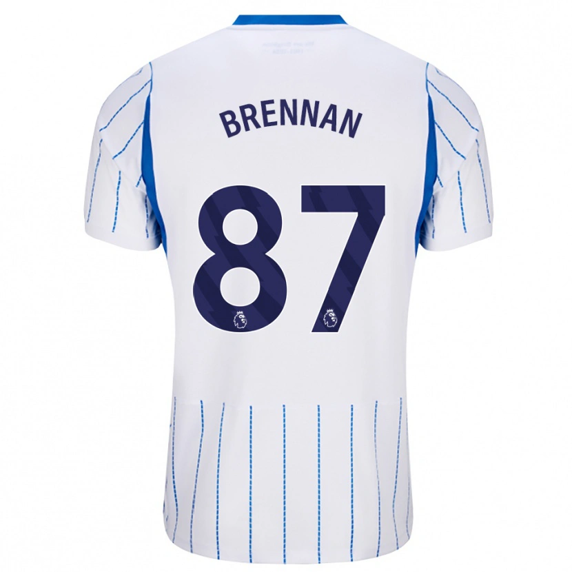 Danxen Damen Zach Brennan #87 Himmelblau Weiß Auswärtstrikot Trikot 2026/27 T-Shirt