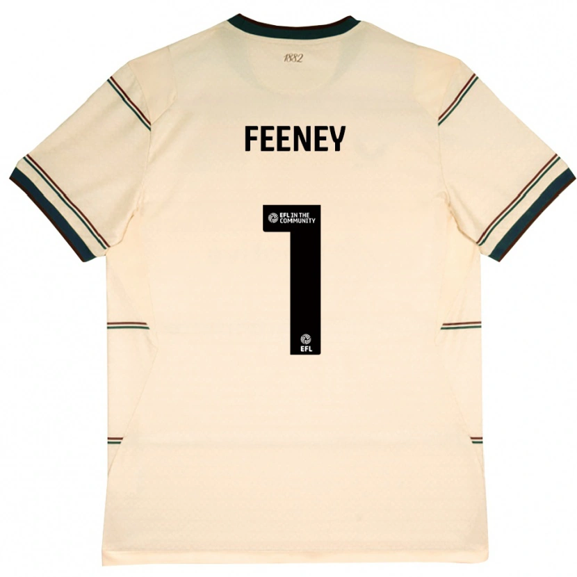 Danxen Damen Callum Feeney #1 Beige Burgund Auswärtstrikot Trikot 2026/27 T-Shirt