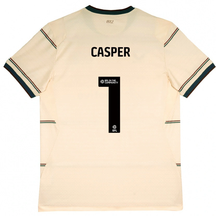 Danxen Damen Charlie Casper #1 Beige Burgund Auswärtstrikot Trikot 2026/27 T-Shirt