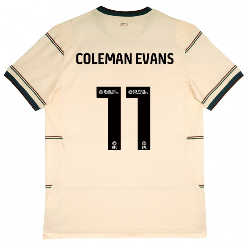 Danxen Damen Amaya Coleman-Evans #11 Beige Burgund Auswärtstrikot Trikot 2026/27 T-Shirt
