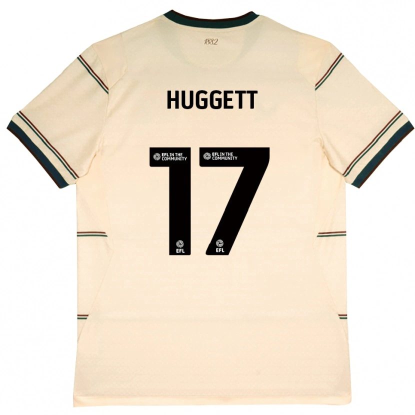 Danxen Damen Aiden Huggett #17 Beige Burgund Auswärtstrikot Trikot 2026/27 T-Shirt