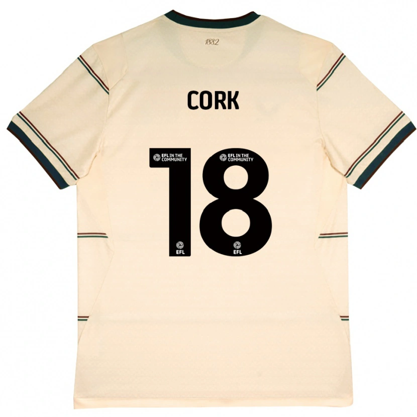 Danxen Damen Jack Cork #18 Beige Burgund Auswärtstrikot Trikot 2026/27 T-Shirt