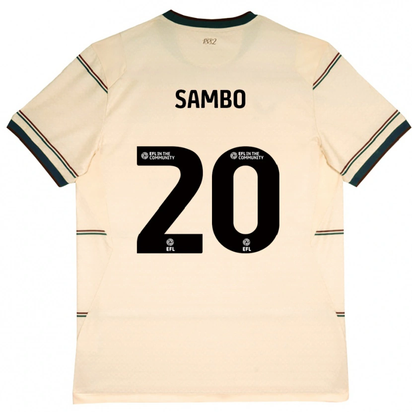 Danxen Damen Shurandy Sambo #20 Beige Burgund Auswärtstrikot Trikot 2026/27 T-Shirt