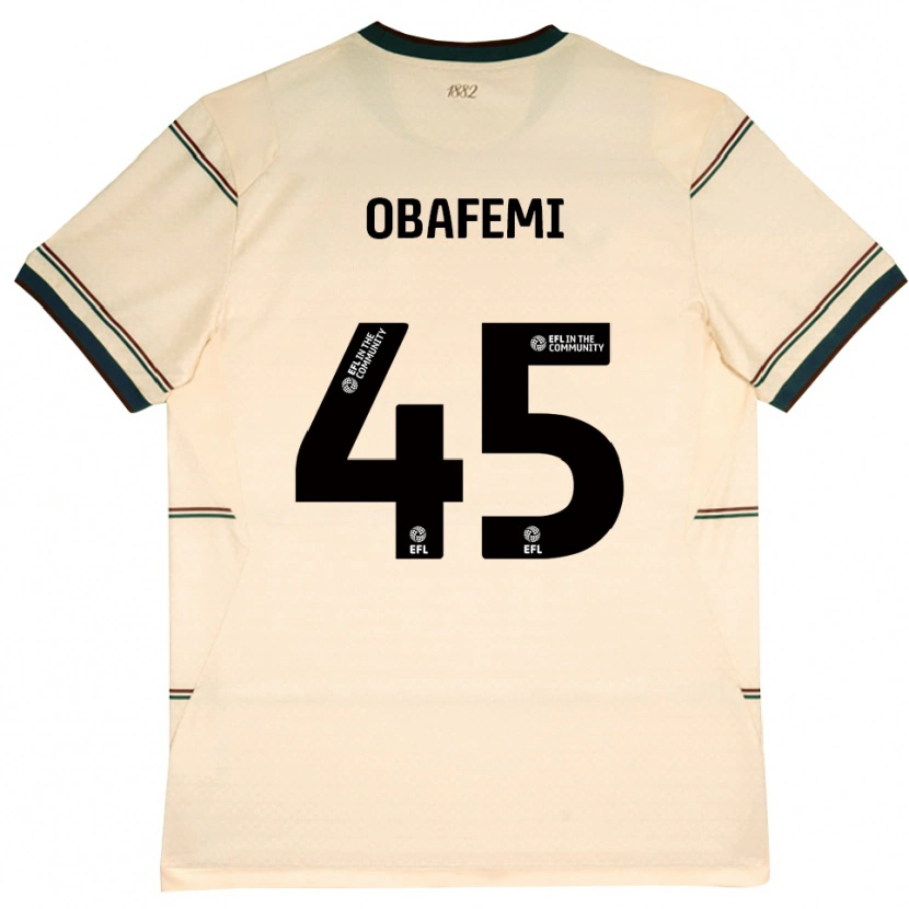 Danxen Damen Michael Obafemi #45 Beige Burgund Auswärtstrikot Trikot 2026/27 T-Shirt