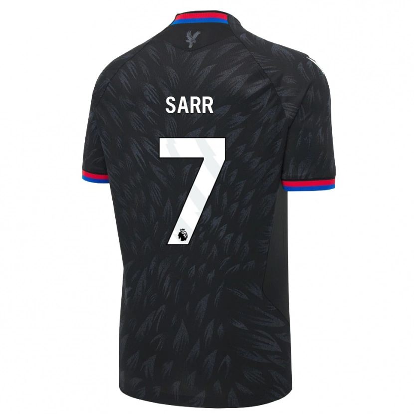 Danxen Damen Ismaïla Sarr #7 Schwarz Blau Rot Auswärtstrikot Trikot 2026/27 T-Shirt
