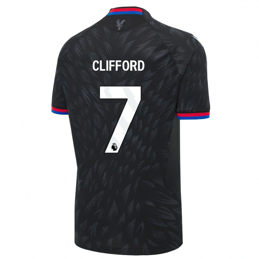 Danxen Damen Charley Clifford #7 Schwarz Blau Rot Auswärtstrikot Trikot 2026/27 T-Shirt