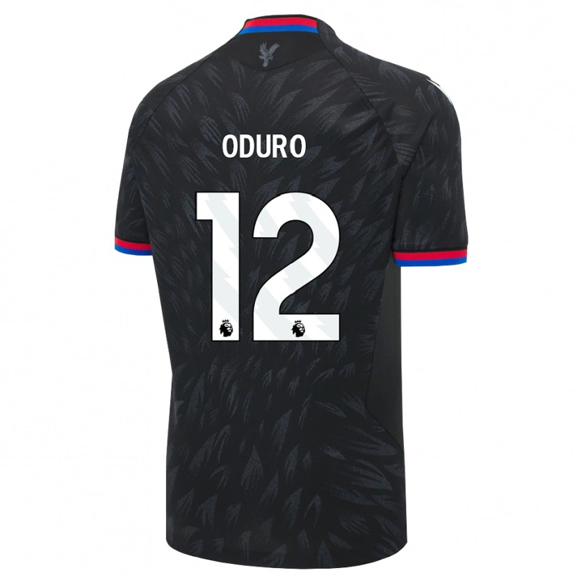 Danxen Damen Stuart Oduro #12 Schwarz Blau Rot Auswärtstrikot Trikot 2026/27 T-Shirt