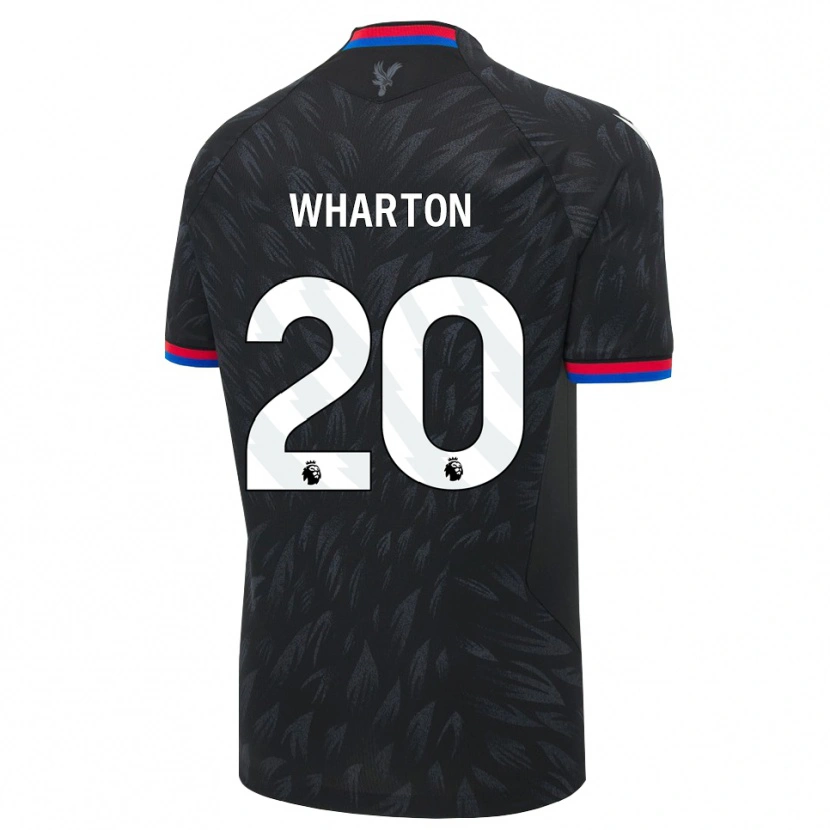 Danxen Damen Adam Wharton #20 Schwarz Blau Rot Auswärtstrikot Trikot 2026/27 T-Shirt