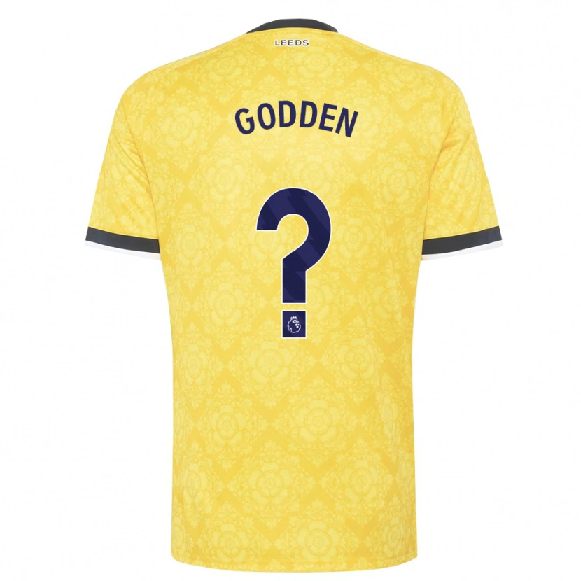 Danxen Damen Scott Godden #0 Gelb Weiß Schwarz Auswärtstrikot Trikot 2026/27 T-Shirt