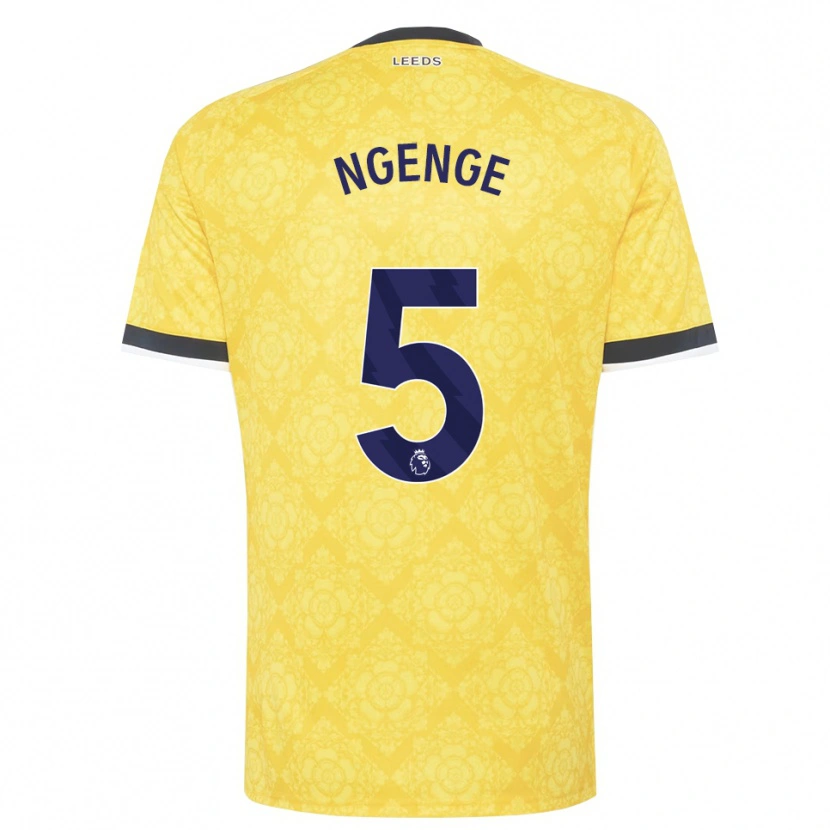 Danxen Damen Leonard Ngenge #5 Gelb Weiß Schwarz Auswärtstrikot Trikot 2026/27 T-Shirt
