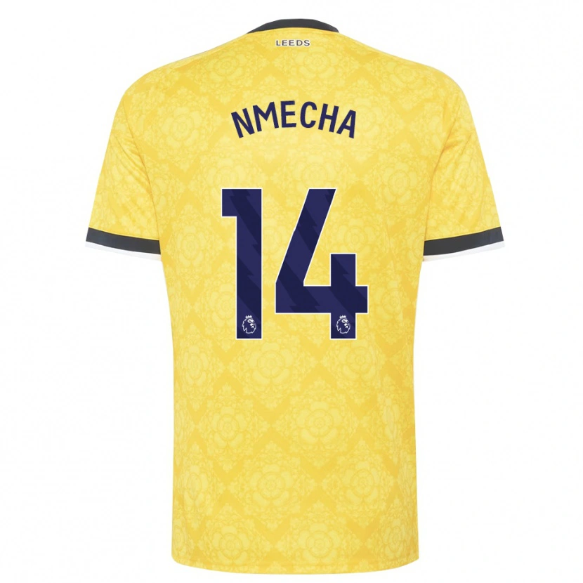 Danxen Damen Lukas Nmecha #14 Gelb Weiß Schwarz Auswärtstrikot Trikot 2026/27 T-Shirt