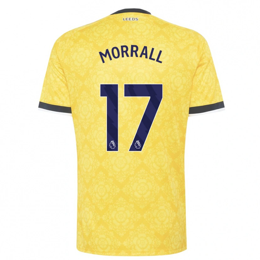 Danxen Damen Kai Morrall #17 Gelb Weiß Schwarz Auswärtstrikot Trikot 2026/27 T-Shirt