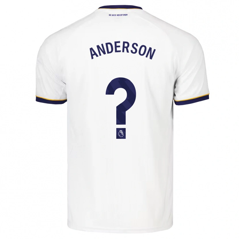 Danxen Damen Joseph Anderson #0 Mitternachtsblau Weiß Gelb Auswärtstrikot Trikot 2026/27 T-Shirt