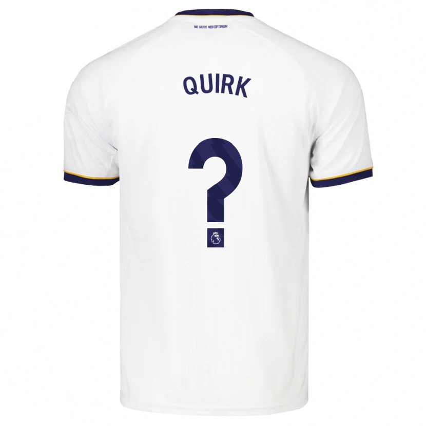 Danxen Damen Sebastian Quirk #0 Mitternachtsblau Weiß Gelb Auswärtstrikot Trikot 2026/27 T-Shirt