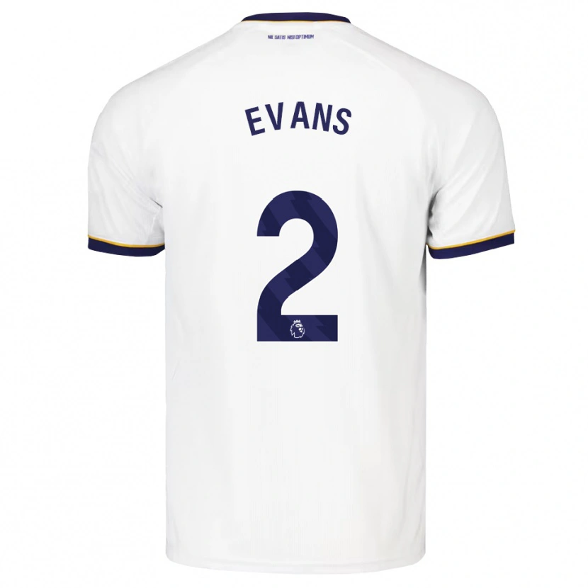 Danxen Damen Lewis Evans #2 Mitternachtsblau Weiß Gelb Auswärtstrikot Trikot 2026/27 T-Shirt