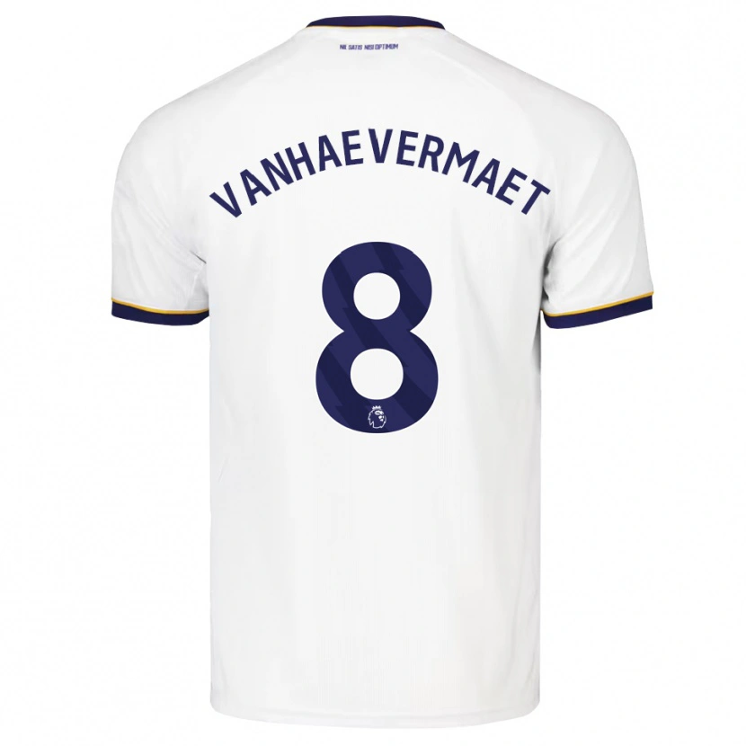 Danxen Damen Justine Vanhaevermaet #8 Mitternachtsblau Weiß Gelb Auswärtstrikot Trikot 2026/27 T-Shirt