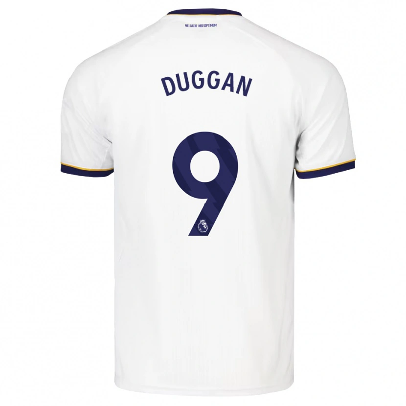 Danxen Damen Toni Duggan #9 Mitternachtsblau Weiß Gelb Auswärtstrikot Trikot 2026/27 T-Shirt