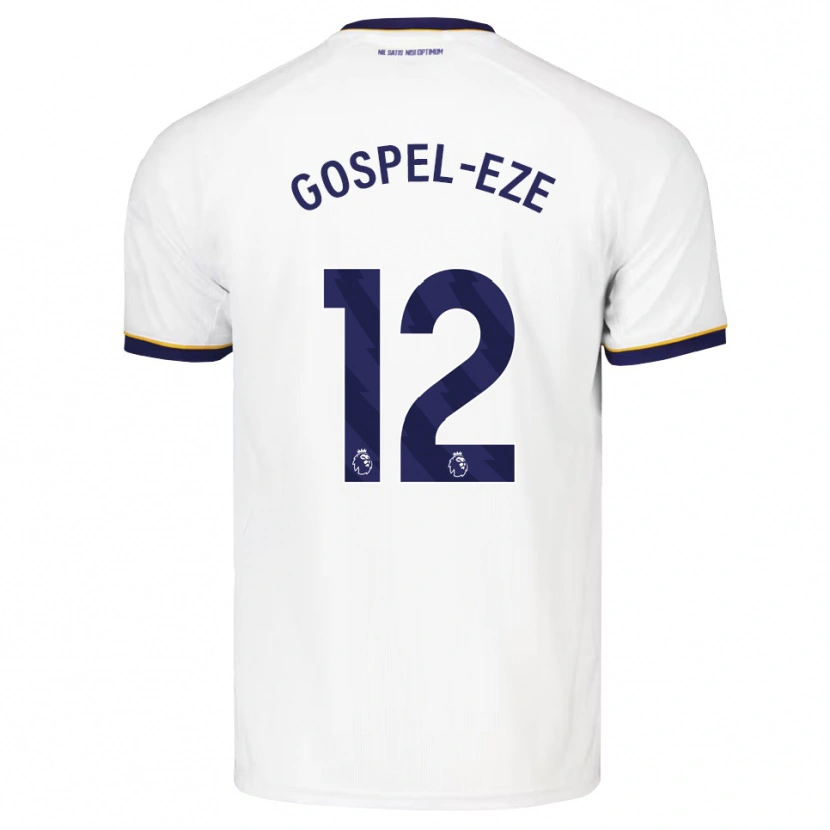 Danxen Damen Goodness Gospel-Eze #12 Mitternachtsblau Weiß Gelb Auswärtstrikot Trikot 2026/27 T-Shirt