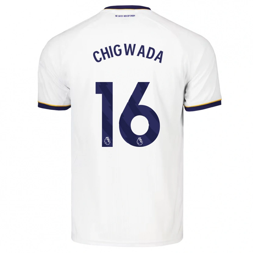 Danxen Damen Josh Chigwada #16 Mitternachtsblau Weiß Gelb Auswärtstrikot Trikot 2026/27 T-Shirt