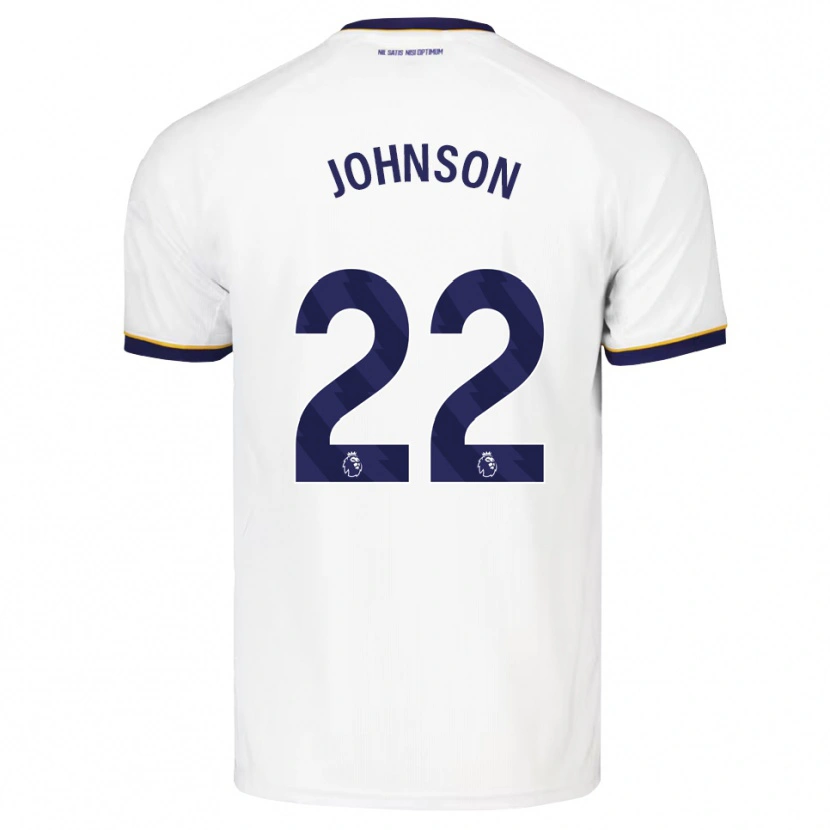 Danxen Damen Brennan Johnson #22 Mitternachtsblau Weiß Gelb Auswärtstrikot Trikot 2026/27 T-Shirt