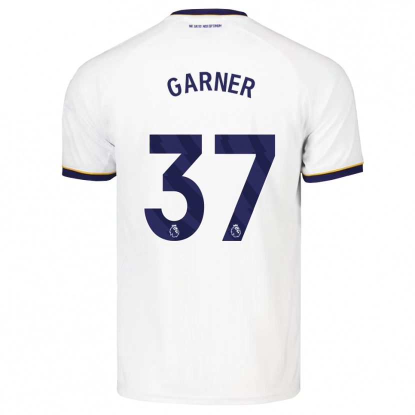 Danxen Damen James Garner #37 Mitternachtsblau Weiß Gelb Auswärtstrikot Trikot 2026/27 T-Shirt