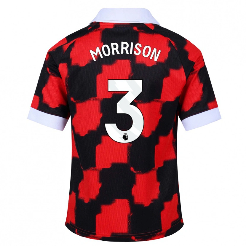 Danxen Damen Kymarley Morrison #3 Rot Weiß Schwarz Auswärtstrikot Trikot 2026/27 T-Shirt