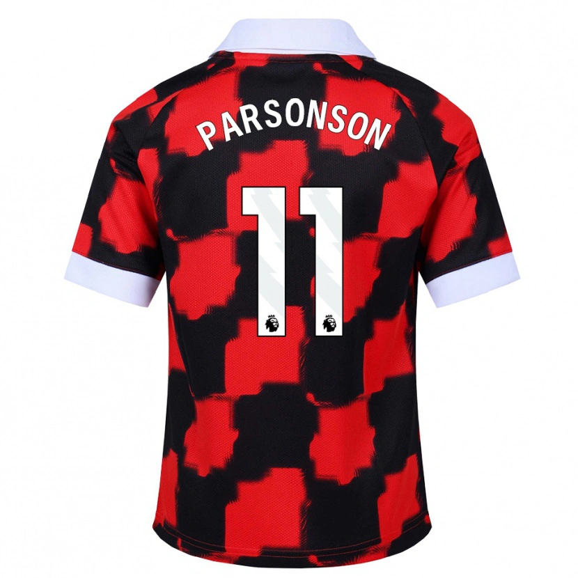 Danxen Damen Madi Parsonson #11 Rot Weiß Schwarz Auswärtstrikot Trikot 2026/27 T-Shirt