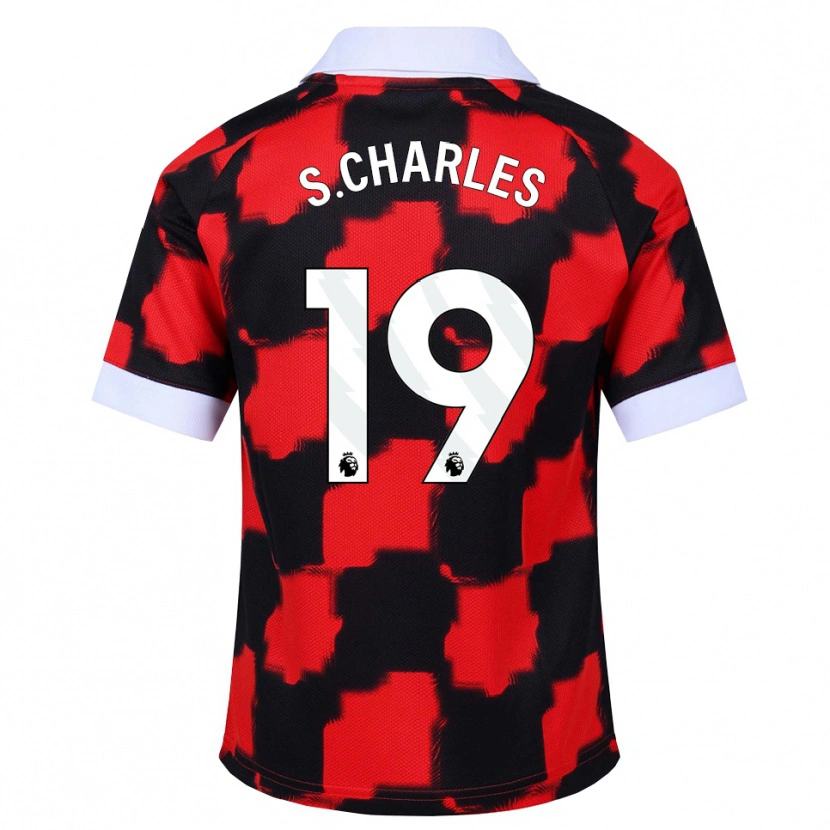 Danxen Damen Shea Charles #19 Rot Weiß Schwarz Auswärtstrikot Trikot 2026/27 T-Shirt