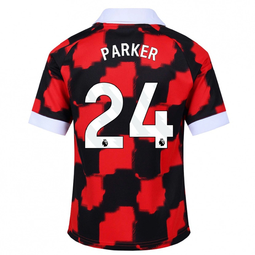 Danxen Damen Beau Parker #24 Rot Weiß Schwarz Auswärtstrikot Trikot 2026/27 T-Shirt