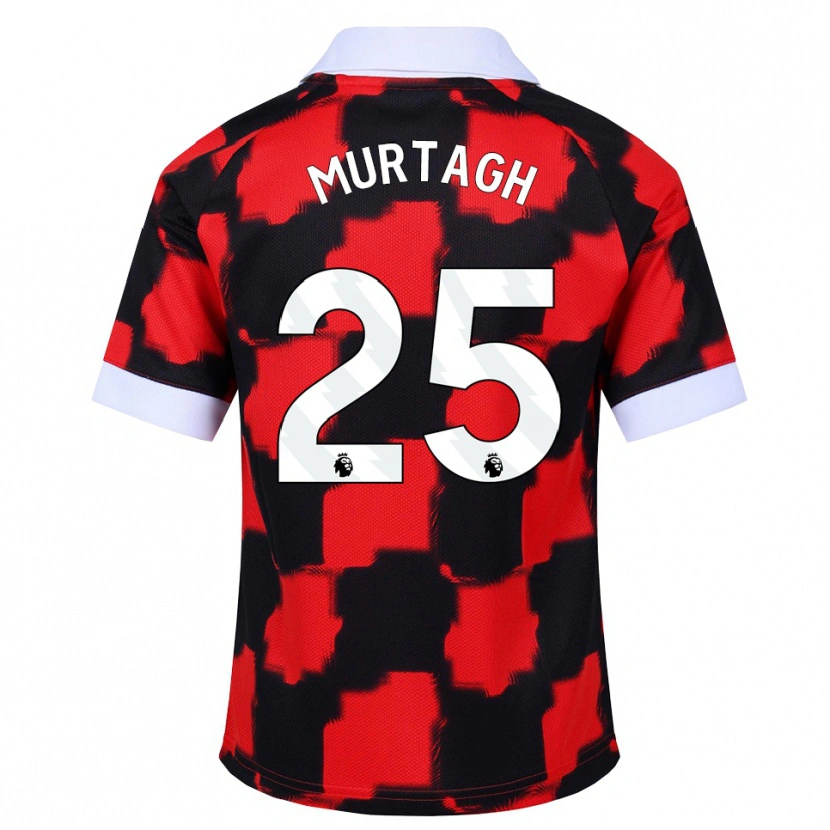 Danxen Damen Ruby Murtagh #25 Rot Weiß Schwarz Auswärtstrikot Trikot 2026/27 T-Shirt