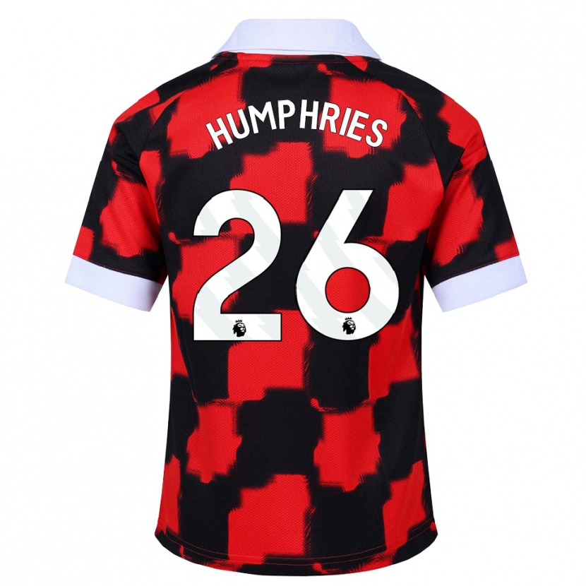 Danxen Damen Marni Humphries #26 Rot Weiß Schwarz Auswärtstrikot Trikot 2026/27 T-Shirt