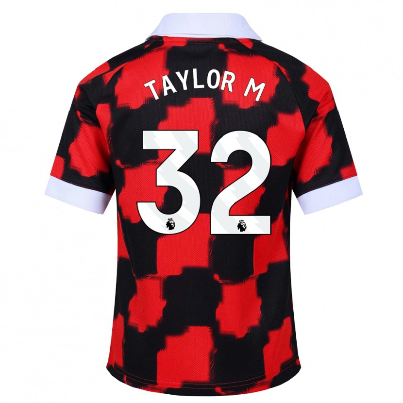 Danxen Damen Belle Taylor-M #32 Rot Weiß Schwarz Auswärtstrikot Trikot 2026/27 T-Shirt