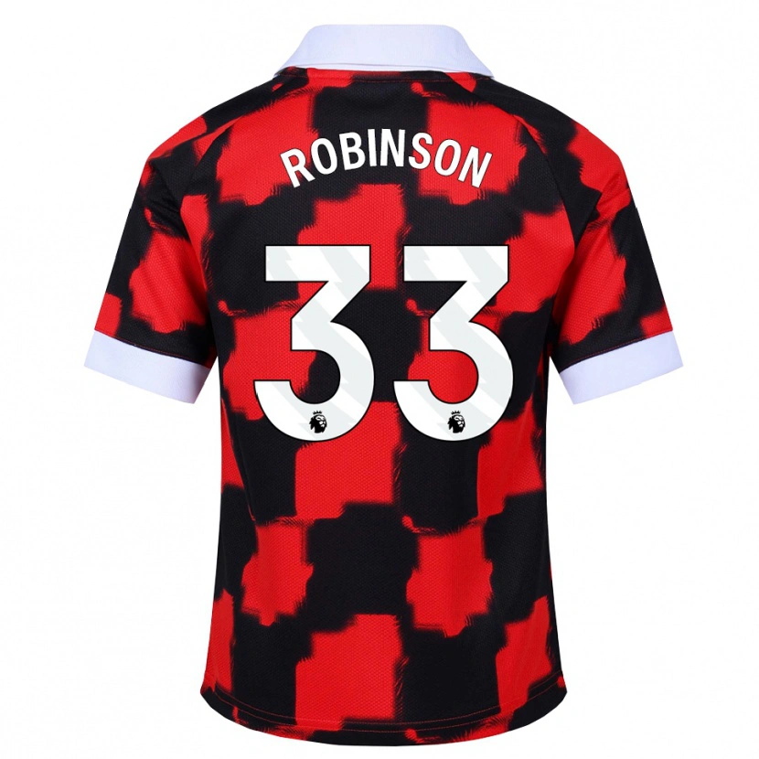 Danxen Damen Antonee Robinson #33 Rot Weiß Schwarz Auswärtstrikot Trikot 2026/27 T-Shirt