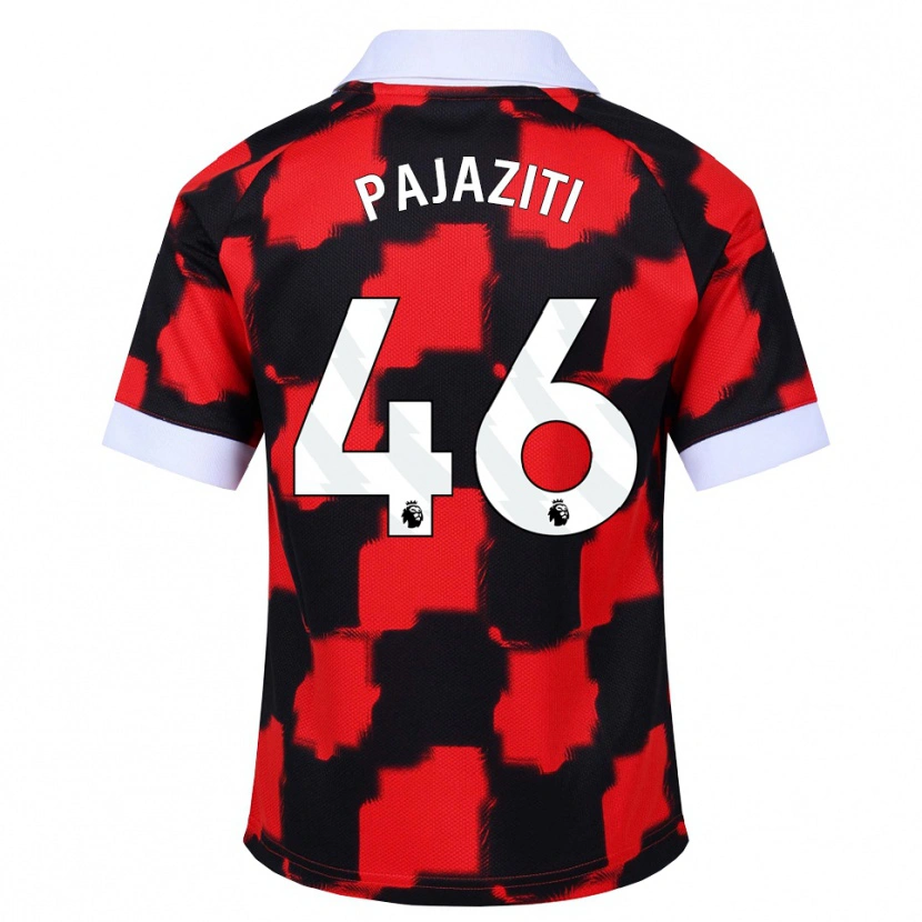Danxen Damen Adrion Pajaziti #46 Rot Weiß Schwarz Auswärtstrikot Trikot 2026/27 T-Shirt