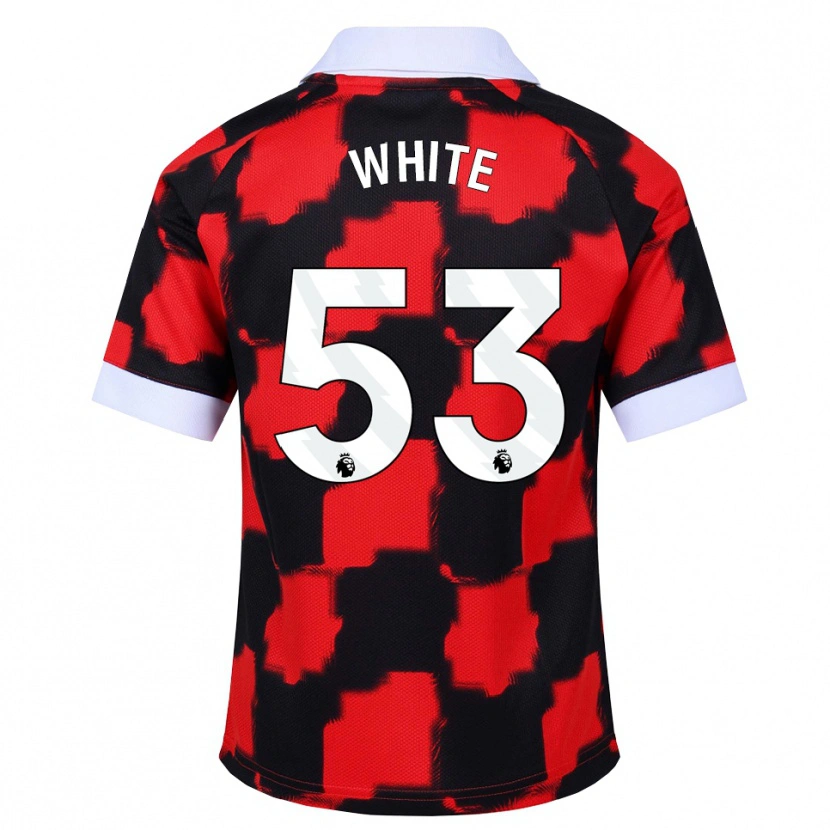 Danxen Damen Alfie White #53 Rot Weiß Schwarz Auswärtstrikot Trikot 2026/27 T-Shirt